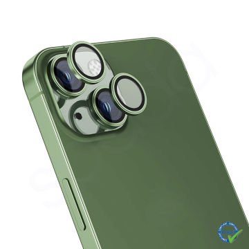 iPhone 13 Mini Spada Kamera Lens Koruyucu - Green