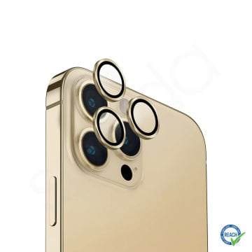iPhone 13 Pro Max Spada Kamera Lens Koruyucu - Gold