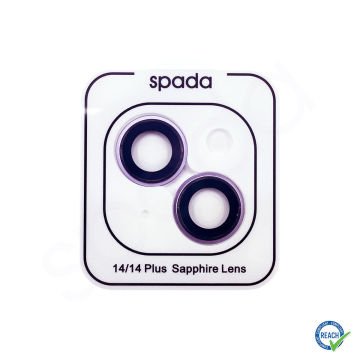iPhone 14 Plus Spada Kamera Lens Koruyucu - Purple