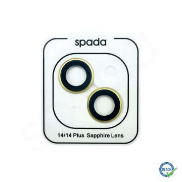 iPhone 14 Plus Spada Kamera Lens Koruyucu - Yellow