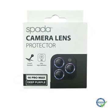 iPhone 14 Pro Max Spada Kamera Lens Koruyucu - Deep Purple
