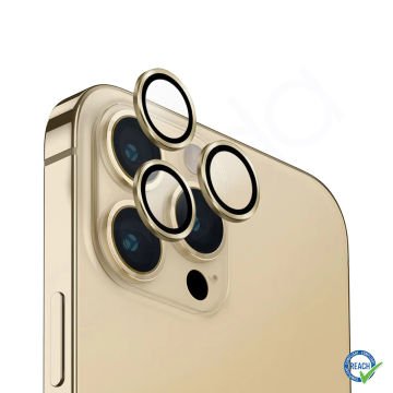 iPhone 14 Pro Max Spada Kamera Lens Koruyucu - Gold