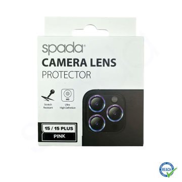 iPhone 15 Plus Spada Kamera Lens Koruyucu - Pink