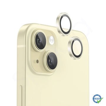 iPhone 15 Plus Spada Kamera Lens Koruyucu - Yellow