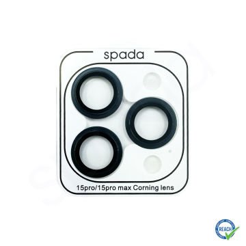 iPhone 15 Pro Max Spada Kamera Lens Koruyucu - Blue