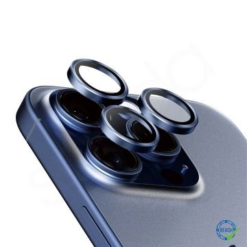 iPhone 15 Pro Max Spada Kamera Lens Koruyucu - Blue