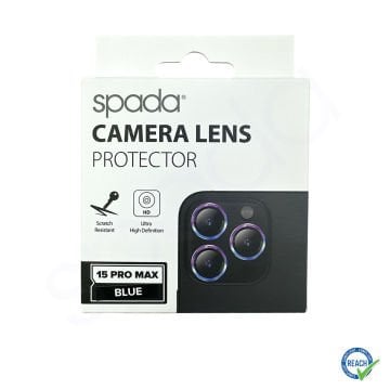 iPhone 15 Pro Max Spada Kamera Lens Koruyucu - Blue