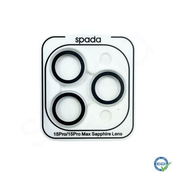 iPhone 15 Pro Max Spada Kamera Lens Koruyucu - Titanium White
