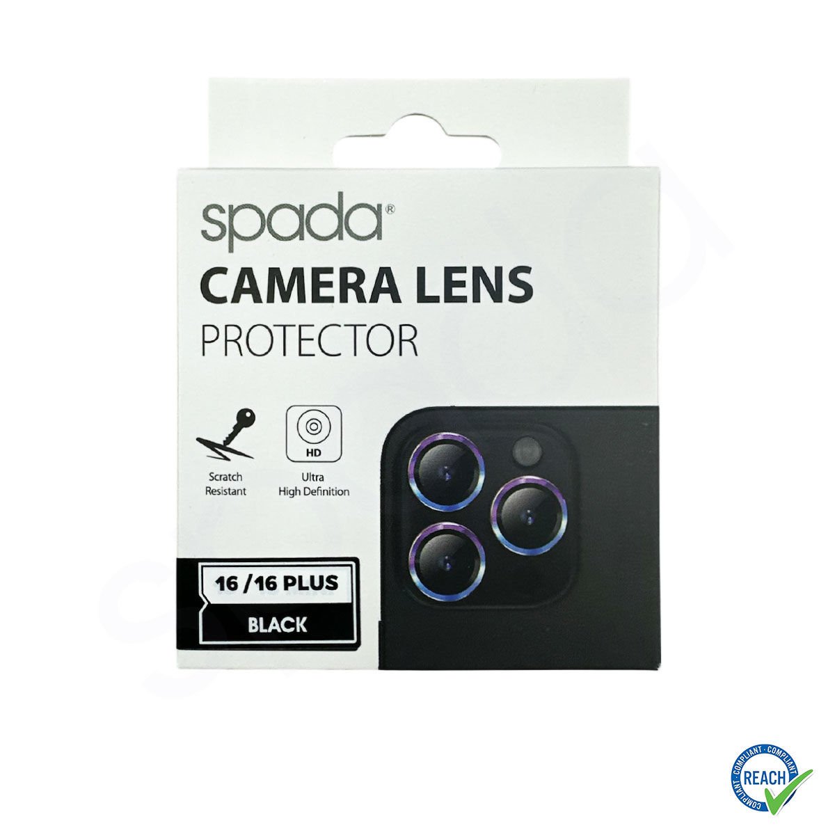 iPhone 16 Spada Kamera Lens Koruyucu - Black