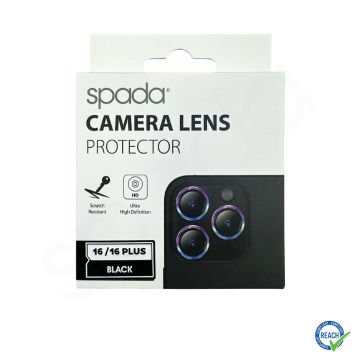 iPhone 16 Spada Kamera Lens Koruyucu - Black