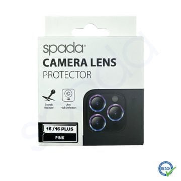 iPhone 16 Plus Spada Kamera Lens Koruyucu - Pink