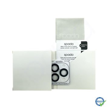 iPhone 16 Pro Spada Kamera Lens Koruyucu - Black