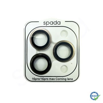 iPhone 16 Pro Spada Kamera Lens Koruyucu - Gold