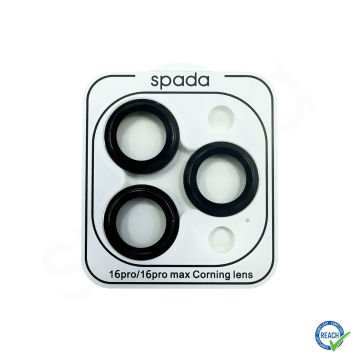 iPhone 16 Pro Max Spada Kamera Lens Koruyucu - Black