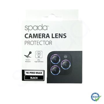 iPhone 16 Pro Max Spada Kamera Lens Koruyucu - Black