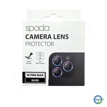 iPhone 16 Pro Max Spada Kamera Lens Koruyucu - Silver