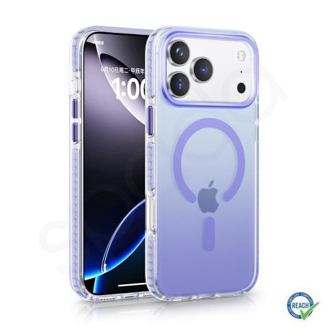 iPhone 17 Pro Max Spada Icon Magsafe Buz Mavisi Kapak