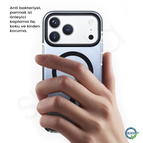 iPhone 17 Pro Max Spada Icon Magsafe Füme Kapak