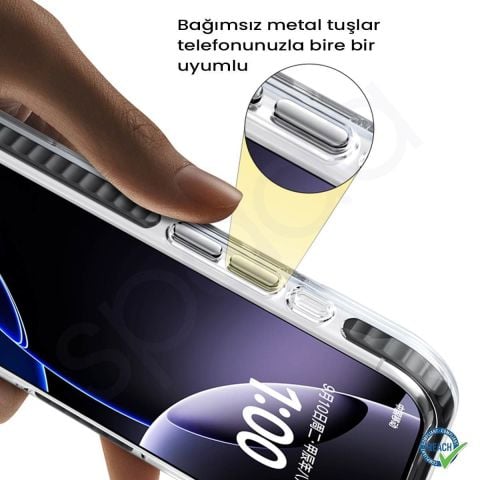 iPhone 17 Pro Max Spada Icon Magsafe Füme Kapak