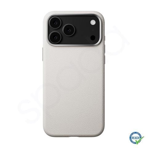 iPhone 17 Pro Max Spada Pelle Magsafe Beyaz Kapak