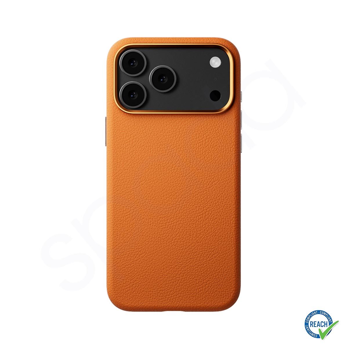 iPhone 17 Pro Spada Pelle Magsafe Turuncu Kapak