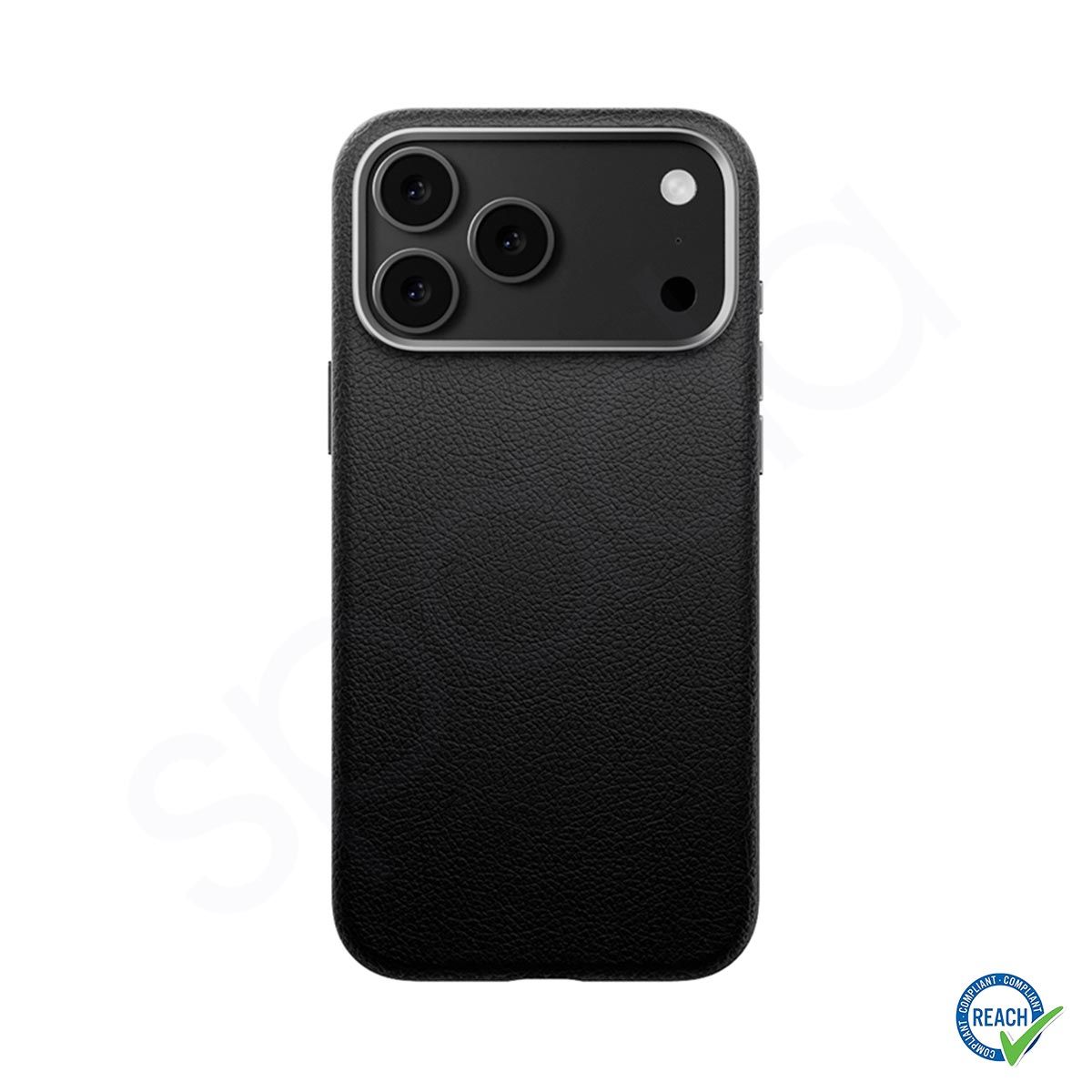 iPhone 17 Pro Spada Pelle Magsafe Siyah Kapak