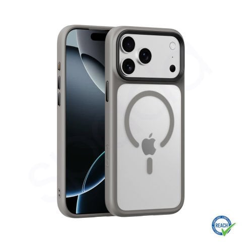 iPhone 17 Pro Spada Panzer Magsafe Gri Kapak