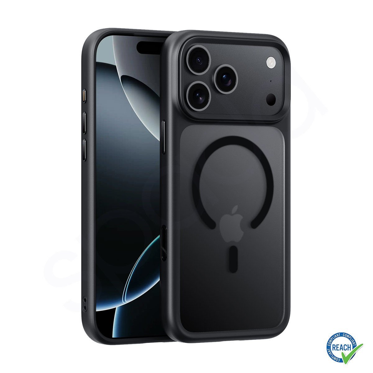 iPhone 17 Pro Max Spada Panzer Magsafe Siyah Kapak