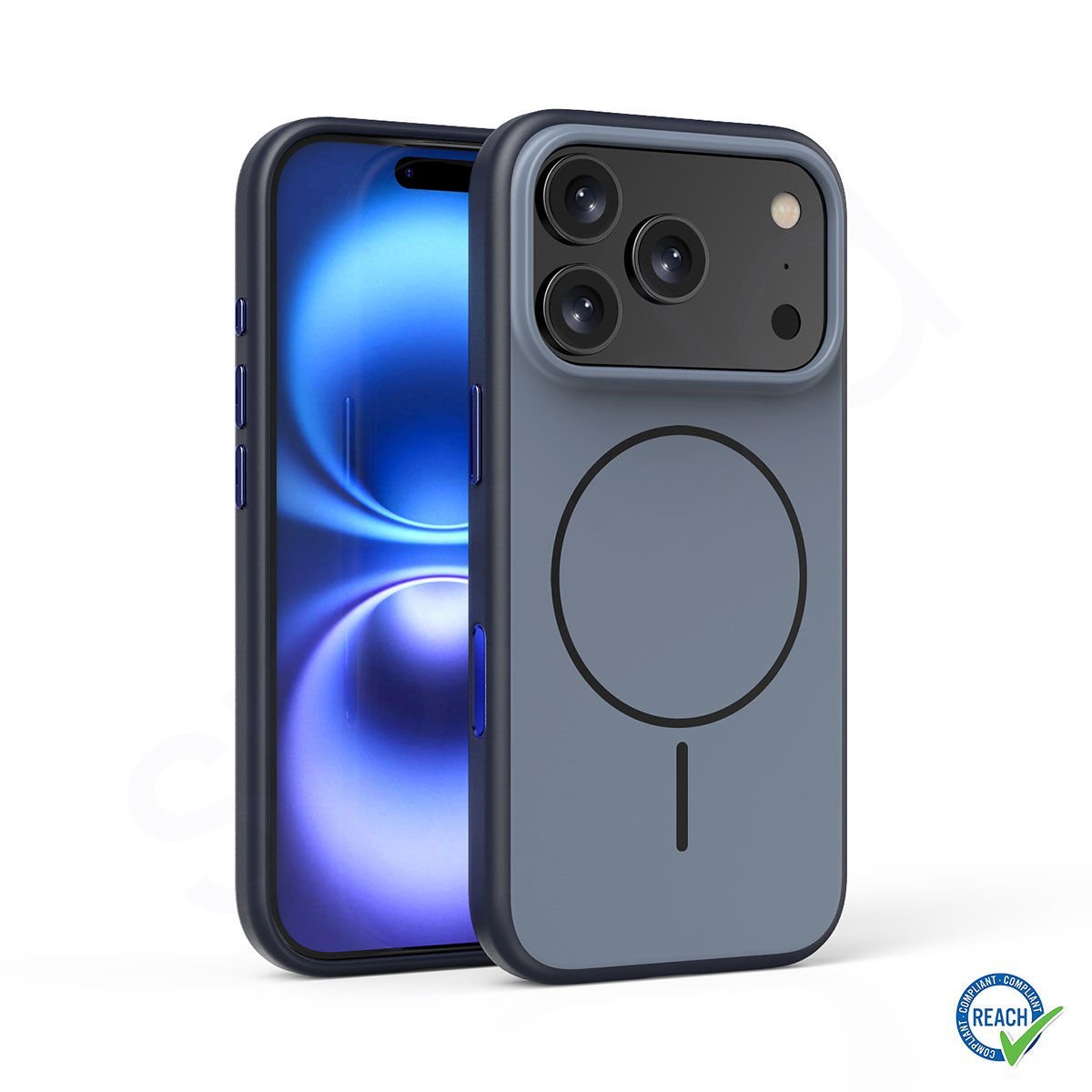 iPhone 17 Pro Spada Doppel Magsafe Lacivert Kapak