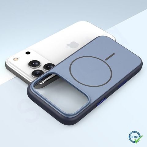 iPhone 17 Pro Max Spada Doppel Magsafe Lacivert Kapak