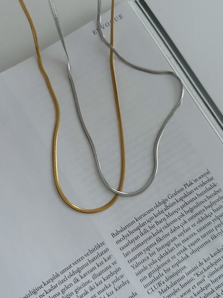 Çelik | İnce İtalyan Zincir (60CM)