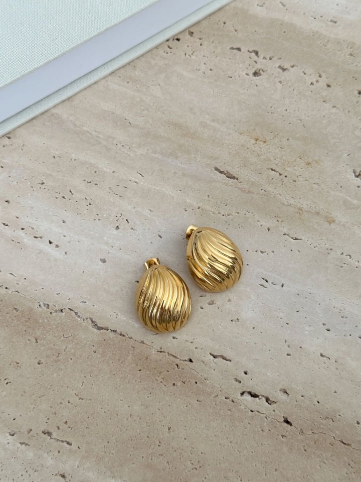 Çelik | Oyster Küpe