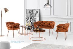Balon Çay Seti Tarçın-Gold