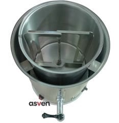 Mum Eritme Kazanı Karıştırıcılı Motorlu 13 Litre Çelik