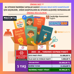 5 YAŞ YARDIMCI KAYNAK PAKETİ