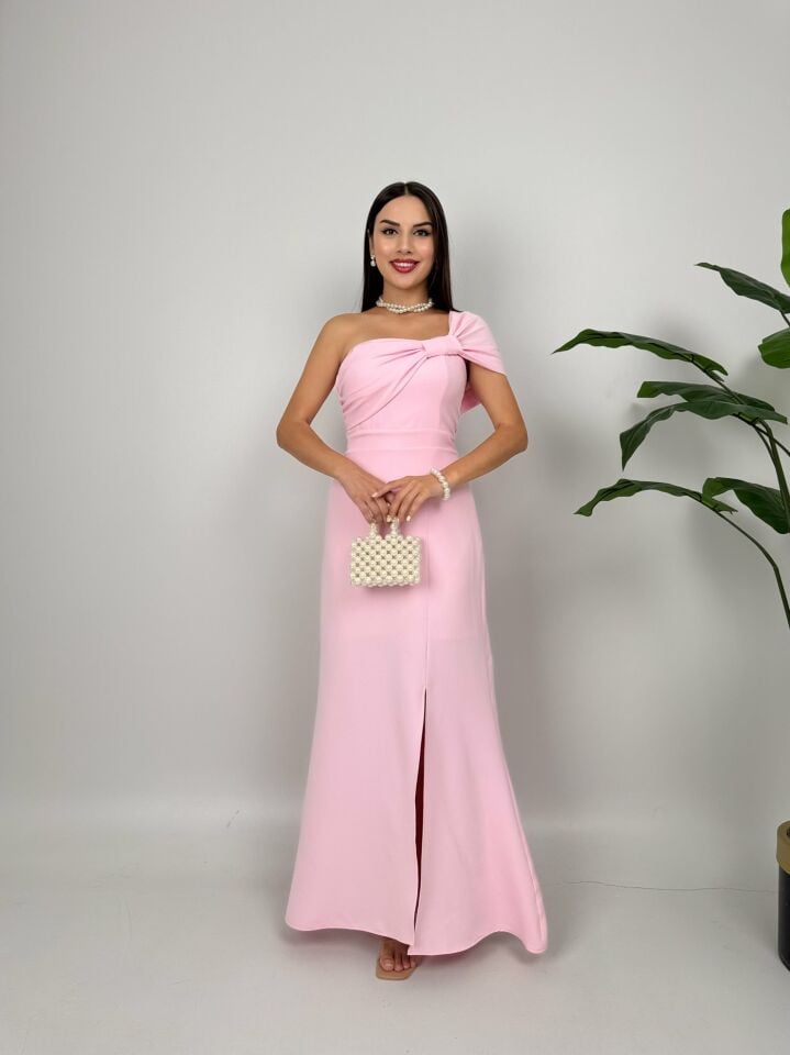 011_3008  ELBİSE PİNK - PEMBE