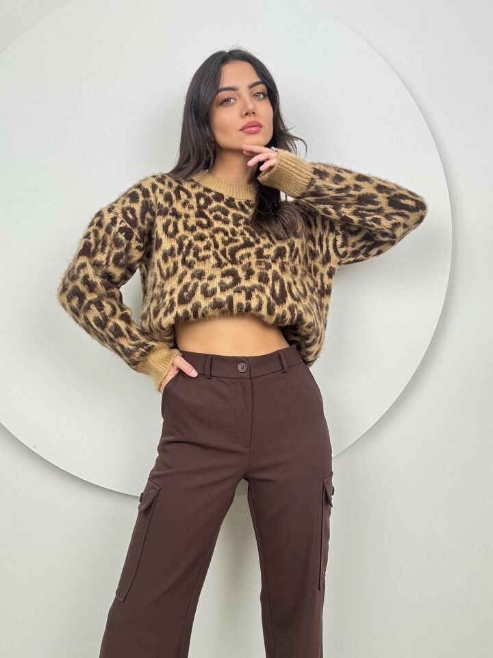 046_5023 LEOPAR DESEN KAZAK LEOPAR