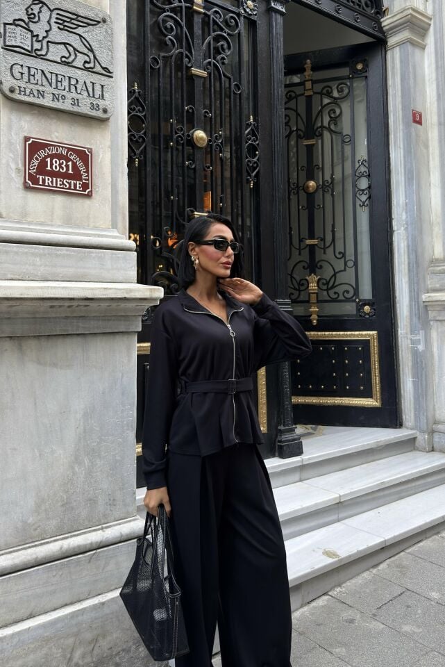 3082 KEMERLİ TAKIM BLACK - SİYAH