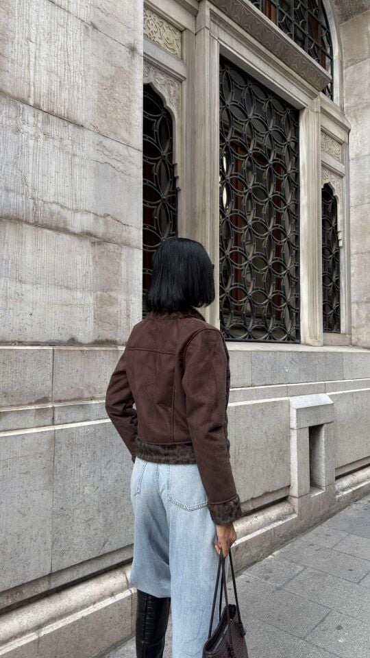 3099 ÇİFT YÜZLÜ CEKET BROWN - KAHVE