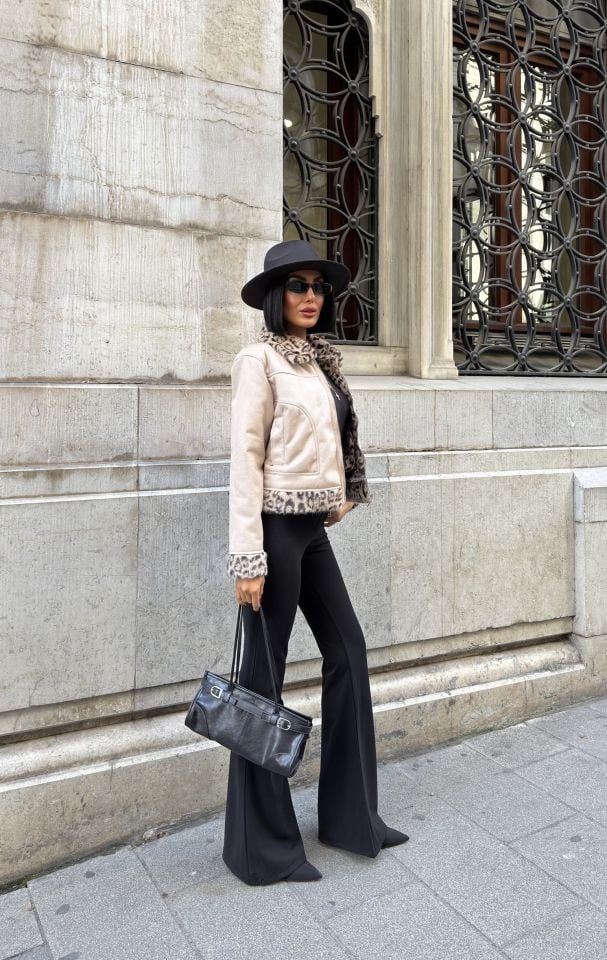 3099 ÇİFT YÜZLÜ CEKET CREAM - KREM