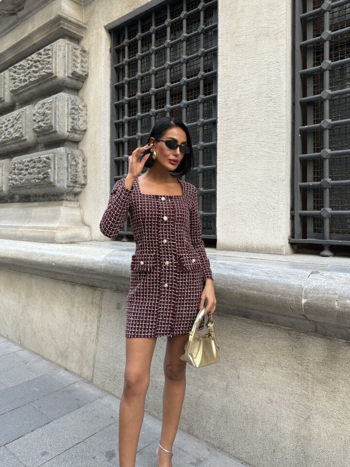 3079 CHANEL ELBİSE BLACK - SİYAH