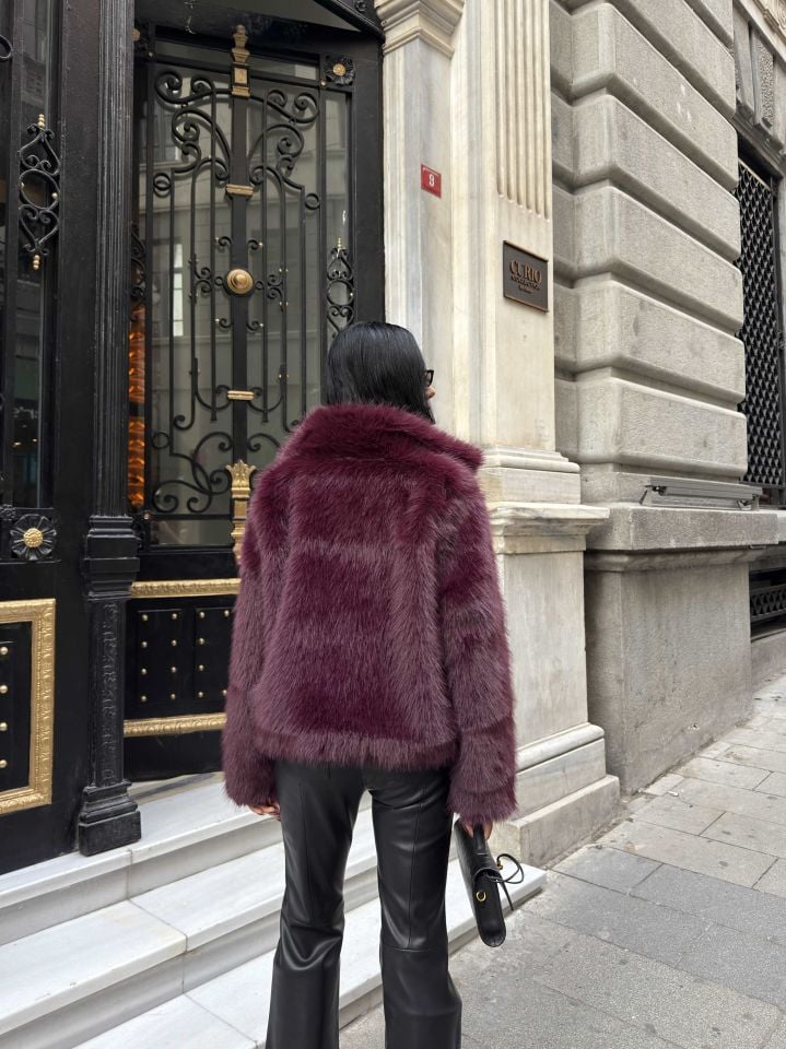 3096 KÜRLÜ KABAN PLUM - MÜRDÜM