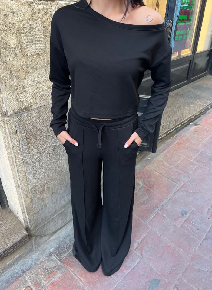 3086 PANTALONLU TAKIM BLACK - SİYAH