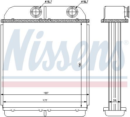 Volvo S40 V40 Kalorifer Radyatörü 1996–2004 – OEM 30824478