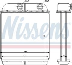 Volvo S40 V40 Kalorifer Radyatörü 1996–2004 – OEM 30824478