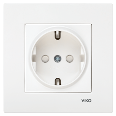 Viko Karre Ç.K Topraklı Priz (Çerçevesiz) 90967042