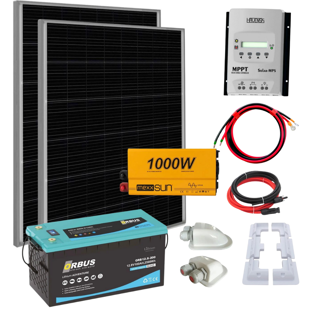 Yapısolar 1 Kw Lityum Bataryalı Karavan Paket