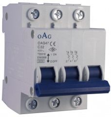 OAG C 3X40 A Otomatik Sigorta OAG47-3P40