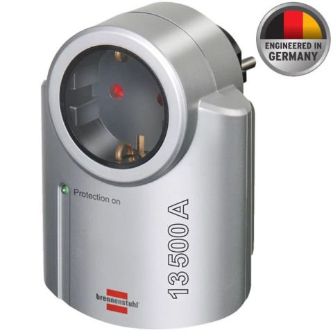 Brennenstuhl 230V 16A 13.500 mAh Akım Korumalı Tek Soketli Priz