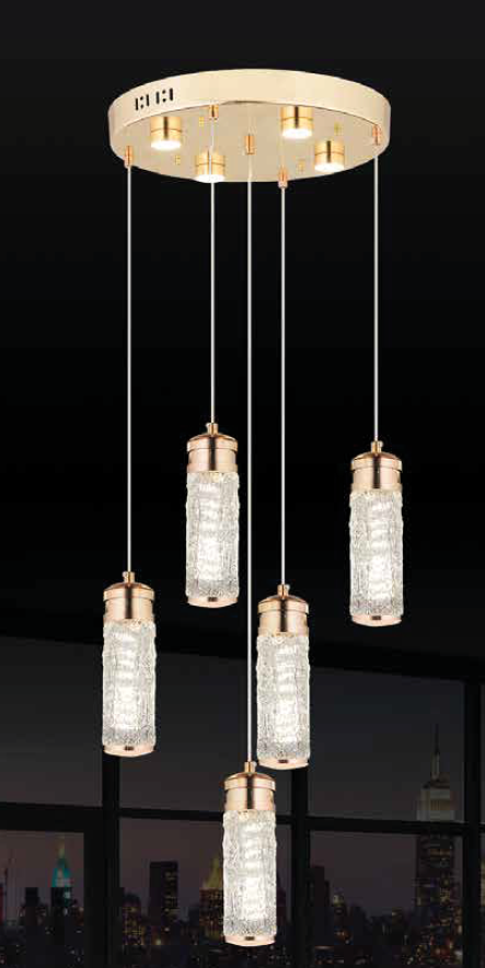 DIESEL 5'Lİ SARKIT İTHAL LED AVİZE